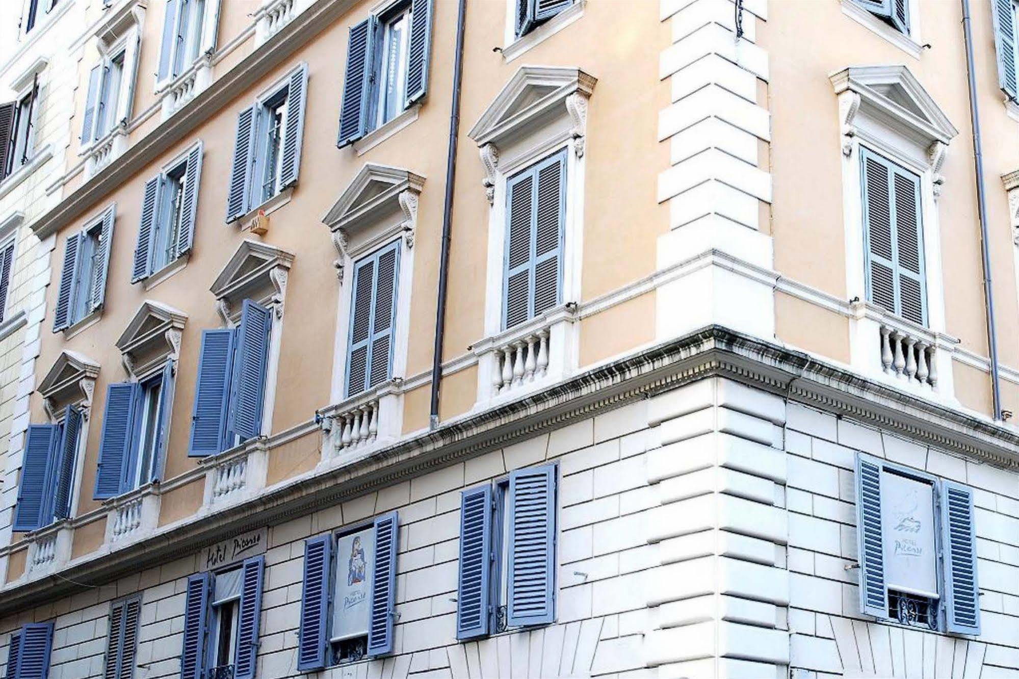 Hotel Picasso ローマ エクステリア 写真